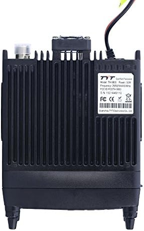 TYT TH-9800 Quad Band 50W Cross-Band Mobile Car Ham Radio Black 5.5 x 1.58 x 8.35